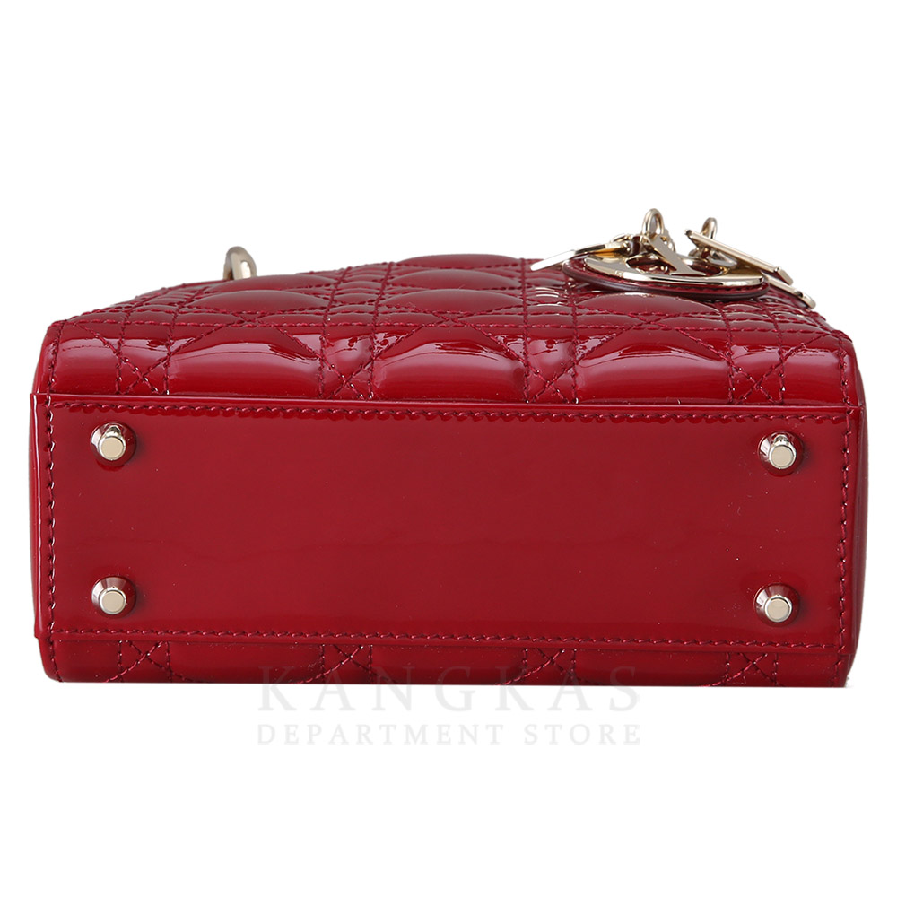 CHRISTIAN DIOR(USED)크리스찬디올 레이디디올 페이던트 미니 레드